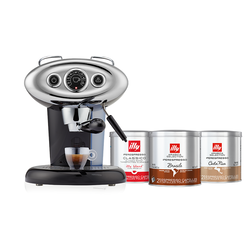 Promoção Mês do Café - Compre uma máquina Y3.3 e ganhe 3 pacotes de cápsulas de café Arabica grátis preta 230v